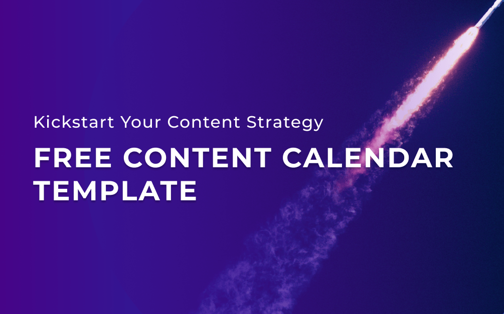 free content calendar template